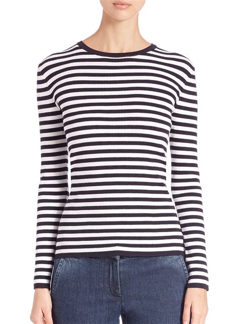 michael michael kors stripe sweater|Michael Kors sweatsuits for women.